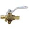 Apollo 1/2 in. Brass PEX-A Barb Ball Valve with Drain and Mounting Pad EPXV12WD - alternate 4